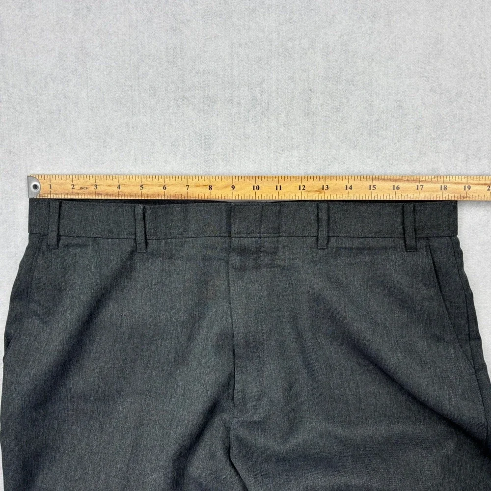 Vintage Levis Action Slacks Mens 38x32 Gray Dacron Polyester Dress Pants 70s-80s